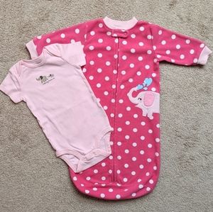 Baby Sleeping Sack & Onesie